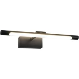 Nettlife Reeder - aplique de pared led de plástico, negro, 40 cm