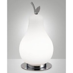 Lámpara de mesa led 8w en vitro cromo fabas luce