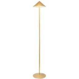 Zafferano Lámpara de pie led recargable xxl, 6w, ip65, color dorado