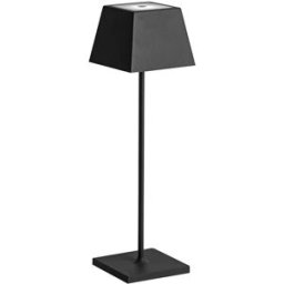 Rossini Illuminazione Lámpara de mesa led siesta black portátil y recargable IP54