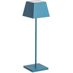 Lámpara mesa rossini illuminazione aluminio azul 2.2w ip54 regulable