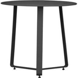 PORTMOBEL Mesa auxiliar diam 60cm exterior y jardín de aluminio antracita