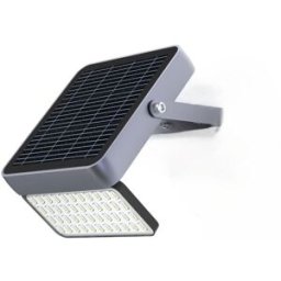 Alcapower Proyector led solar integrado de 1500 lm aluminio negro