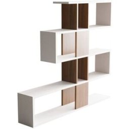 Habitat & Jardin Librería de madera "karlin" - 120 x 20 x 109 cm - blanco
