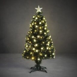 Luca Lighting Árbol de navidad artificial mercury blanco cálido h90xb40xl40cm