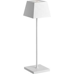 Lámpara de mesa led de aluminio blanco rossini illuminazione 2.2w ip54