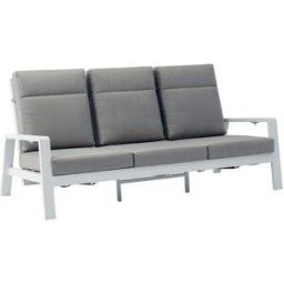 PORTMOBEL Sofa 3 plazas reclinable con bomba hidráulica exterior y jardín de