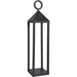 Rossini Illuminazione Lámpara mesa aluminio antracita 2,2W 43cm