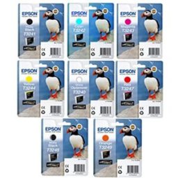 Epson T3240 serie Pack ahorro cartuchos de tinta (8 colores)