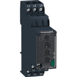 SCHNEIDER ELECTRIC RM22TR33 - Relé de control de red, 2 contactos inversores, 250 V CA, 8 A.