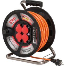 WEINGÄRTNER R-LINE 40175 - Tambor de cable RUBBER-LINE 25 m