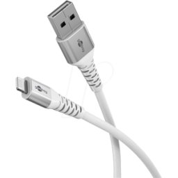 GOOBAY 74510 - Cable de carga y sincronización, USB-a -> Lightning, 12 W