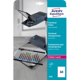 AVERY ZWECKFORM AVZ 3566 - Lámina superior, DIN a4, para impresora láser, 20