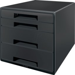 LEITZ 53720095 - Caja de cajón, cubo de reciclaje, negro