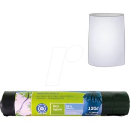 SECOLAN 00106 - Sacos de basura Secolan®, 120,0 l azul 33,0 µm, 10 piezas