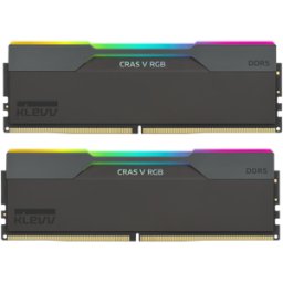 KLEVV Kit 32GB (2 x 16GB) DDR5 CRAS V 6400MHz CL30 RGB Obsidian Black (Intel XMP/AMD Expo)