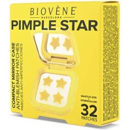 Biovene Pimple Star Patches & Mirror Case parches anti-imperfecciones 32 u