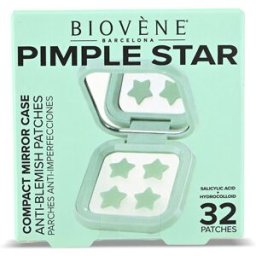 Biovene Pimple Star Patches & Mirror Case parches anti-imperfecciones 32 u