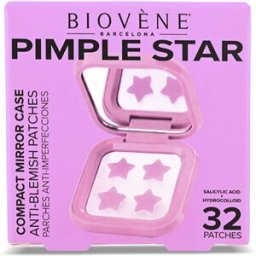 Biovene Pimple Star Patches & Mirror Case parches anti-imperfecciones 32 u