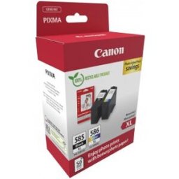 Canon PG-585XL/CL-586 PVP cartucho de tinta 2 pieza(s) Original Alto rendimiento (XL) Negro, Cian, M