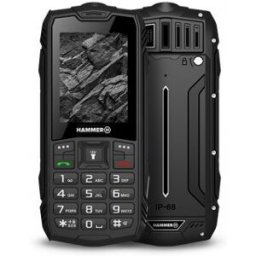 myPhone Hammer Rock 6,1 cm (2.4") 155 g Negro Teléfono con cámara