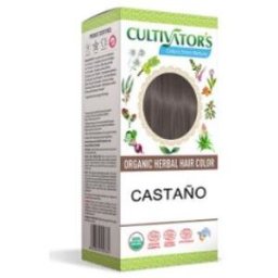 Cultivators castaño tinte organico 100gr. ecocert
