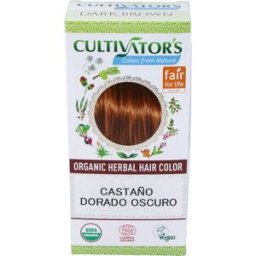 Cultivators castaño dorado oscuro tinte organico 100gr ecocert