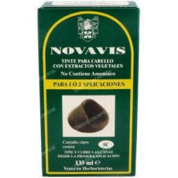 Novavis tinte novavis 5c castaño claro ceniza 135ml.