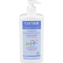Cattier linimento para el cambio de pañal bebe 500ml.