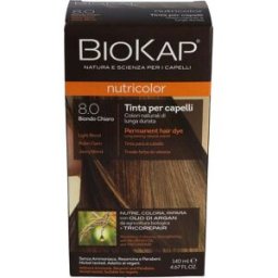 Biokap tinte light blond dye 140ml. rubio claro ·8.0