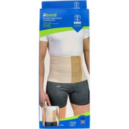 Emo emo faja abdominal 3 bandas t/3xl >140 cm beige (fj183)