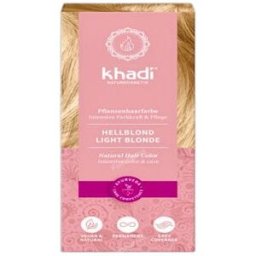 Khadi tinte herbal color rubio claro 100gr.