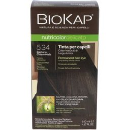 Biokap tinte honey chestnut 140ml castao miel claro 5.34