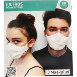 Maskplus filtros mascarillas maskplus adultos 50 un
