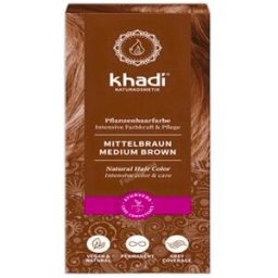 Khadi tinte herbal color castao medio 100gr.