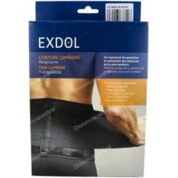 Nosa faja exdol lumb elast velcro t/m 83-92cm ngr