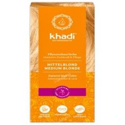 Khadi tinte herbal color rubio medio 100gr.