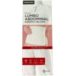 Farmalastic farmalastic faja algod velcro t/1 75-95 cm blanco