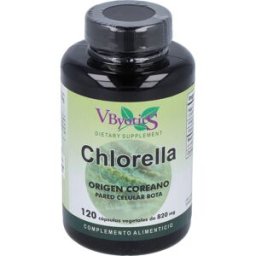 Vbyotics chlorella pared celular rota 120cap.