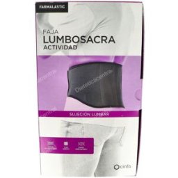 Farmalastic faja lumbar velcro refo t/3 120-140 cm negro