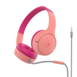 Belkin SoundForm Mini Auriculares Infantiles Jack 3.5mm Rosa