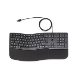 Teclado de membrana HP 480 Comfort Layout ES con teclas programables y ángulo ajustable