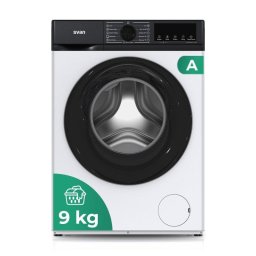Lavadora Svan SL9404AIDV Carga Frontal 9 Kg 1400 rpm A Blanca Big Door Display Vapor