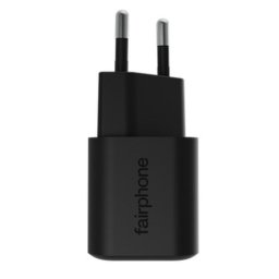 Cargador de auto Fairphone ACCHAR-303-WW1 Power Delivery 3.0 Negro