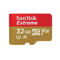 Tarjeta de memoria SanDisk Extreme 32 GB MicroSDXC UHS-I Clase 10 U3 V30