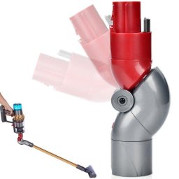 Adaptador angular Blossom 90° compatible Dyson V7 V8 V10 V11 V15 Rojo