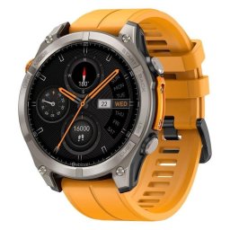 Zeblaze Stratos 4 Bluetooth GPS 1,43" Naranja Correa Talla Única Resistencia 5ATM SpO2 Pulsómetro