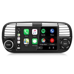 Autoradio Junsun Android 15 2+64GB CarPlay GPS 7" Fiat 500 (2007-2015)