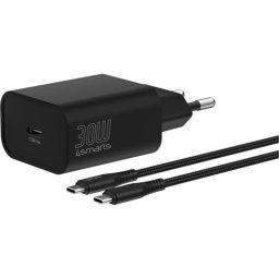 Cargador USB-C 4smarts 30W Power Delivery 3.0 con cable 1,5 m