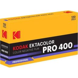 Película fotográfica Kodak Ektacolor Pro 400 120 5 rollos
